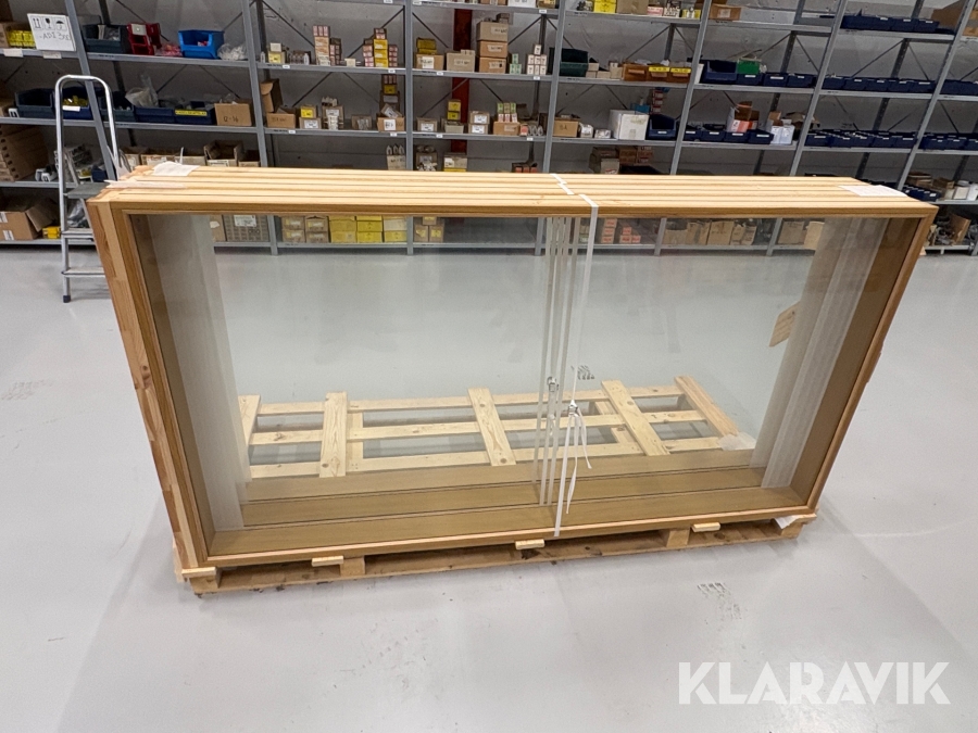 Fasta inomhus glaspartier Nordic 3st