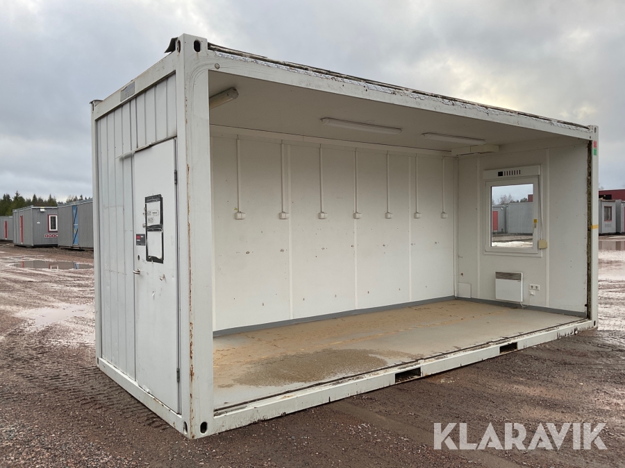 Containermodul Containex F C/H Slutdel med en långsida