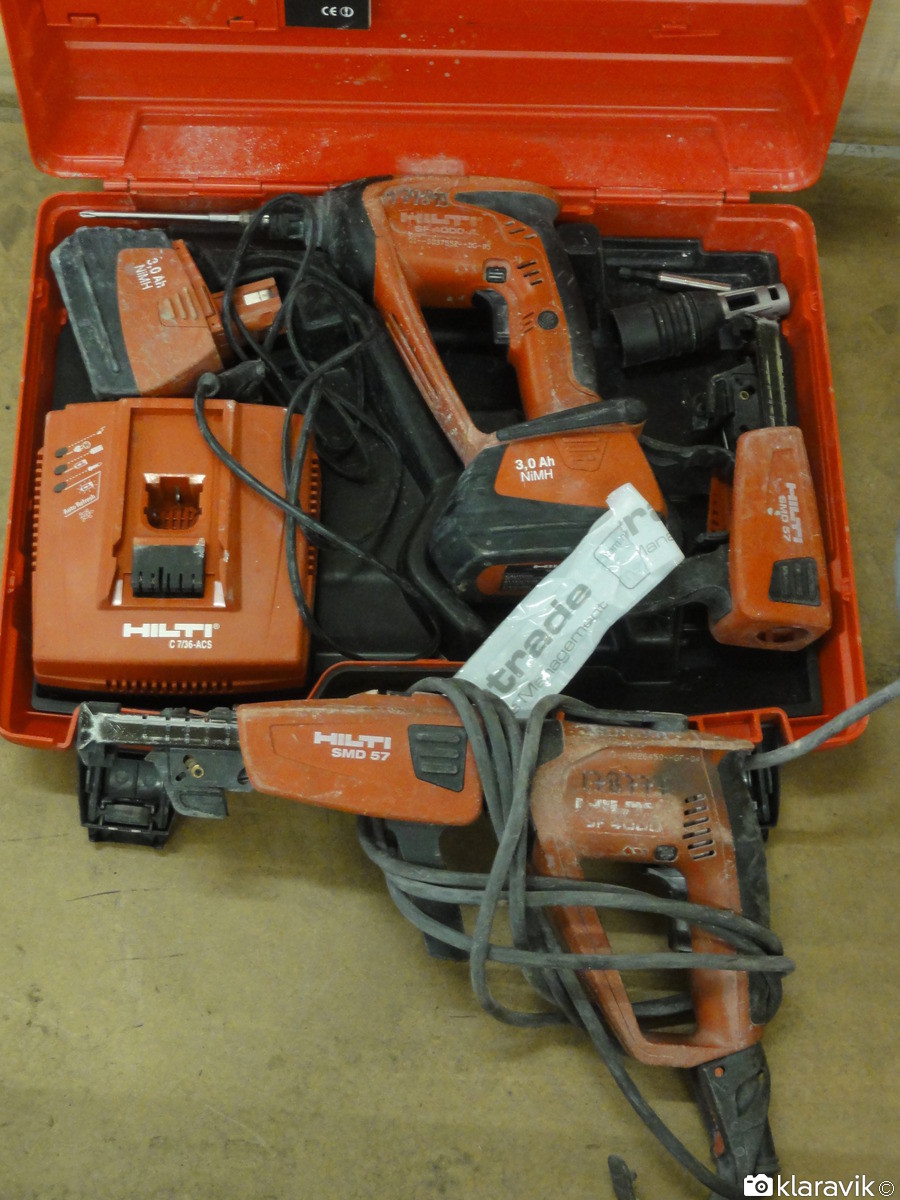 Skruvautomater Hilti SF 4000A + SMI 55