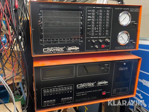 Testinstrument för personbilar Electra Control med ställning