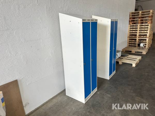 Omklädningsskåp 3st