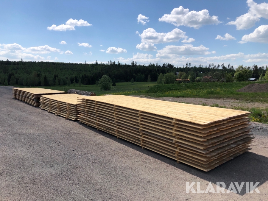 Ytterpanel i färdiga block Karl Hedin Bergslagspanel 32 stycken