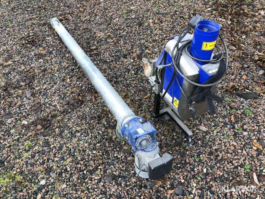 Pelletsbrännare och transportskruv Janfire NH