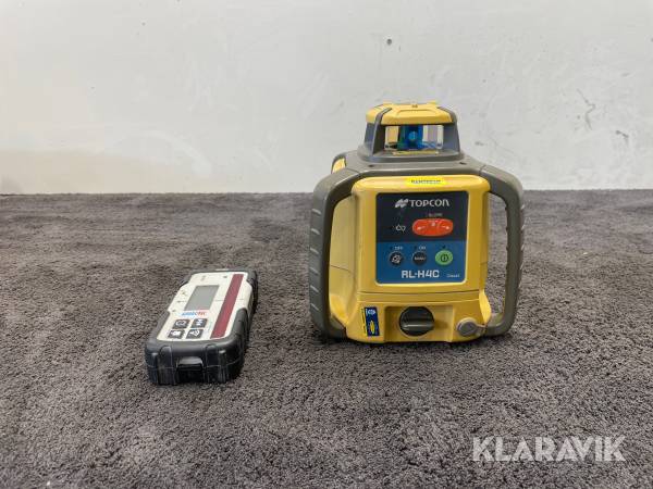 Planlaser, lasermottagare Topcon, Androtec RL-H4C, MTR125RF