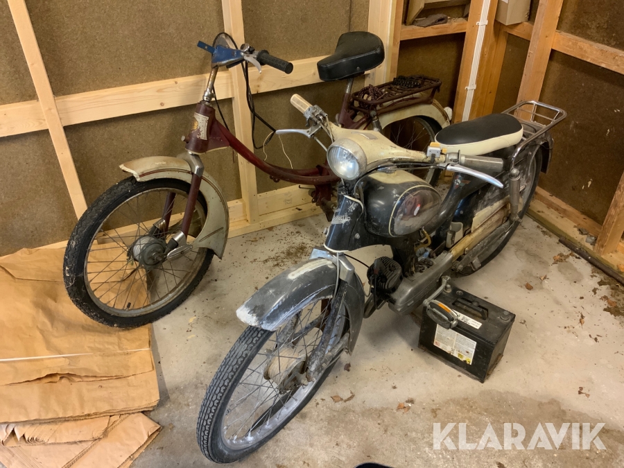 Veteranmopeder Fram & Svalan 2st