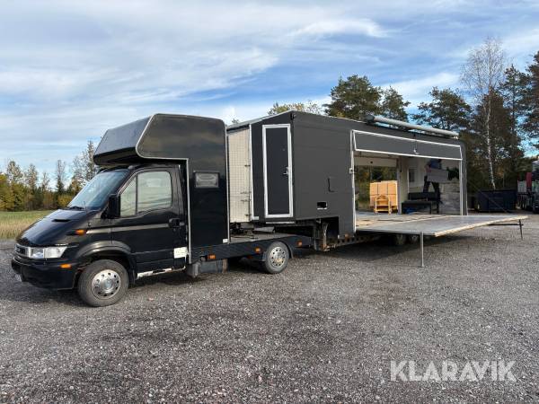 Dragbil med demosläp Iveco Daily 35C13 Unit 2.8 Unijet