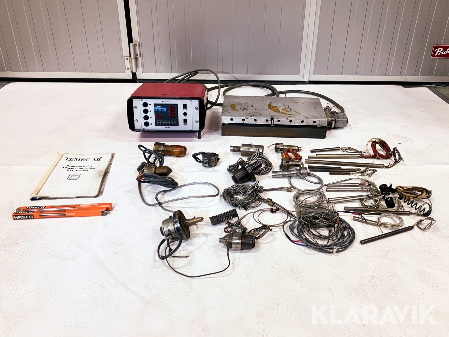 Tempereringsaggregat Temec RSL med värmepatroner - 4 zoner