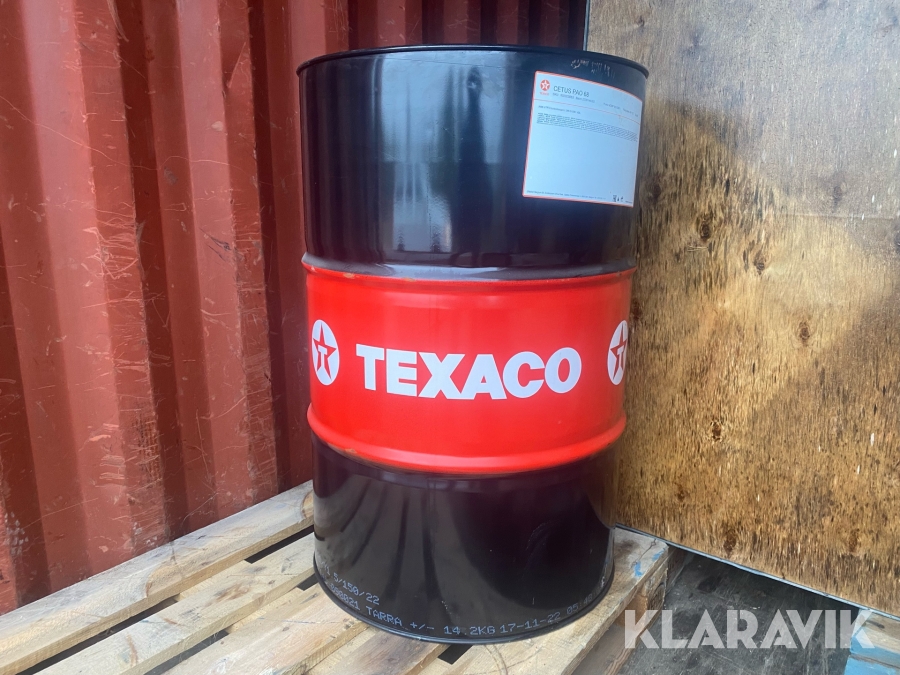 Syntetisk kompressorolja Texako Cetus Pao 68 1st