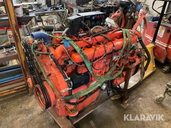 Dieselmotor Scania DS9 62 med momentomvandlare