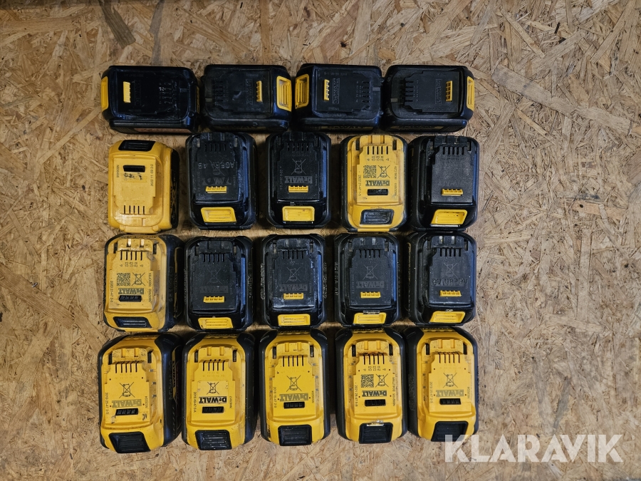 Batterier 19st Dewalt