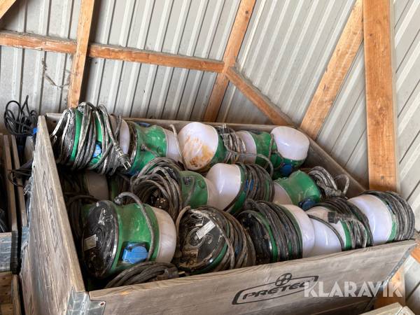 Klotlampor 15 st Malmbergs Kupolen II LED