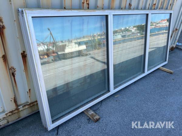 Fönster, aluminium - 2 st