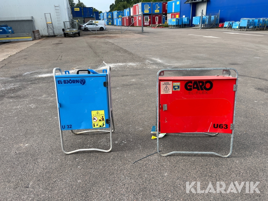 Undercentraler Garo, El-björn U63, U32