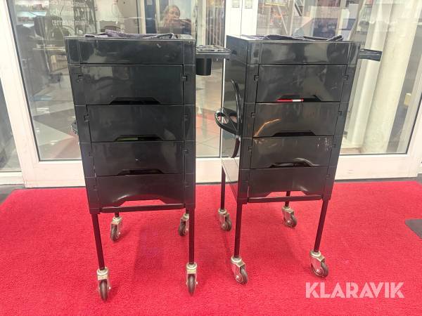 Frisörvagn / Tillbehörsvagn 2 st
