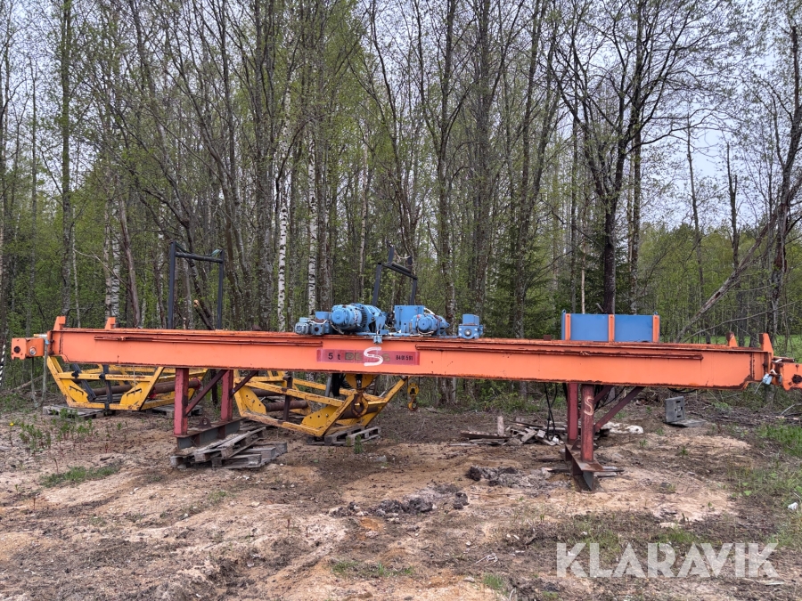 Travers med telfer Demag 5t