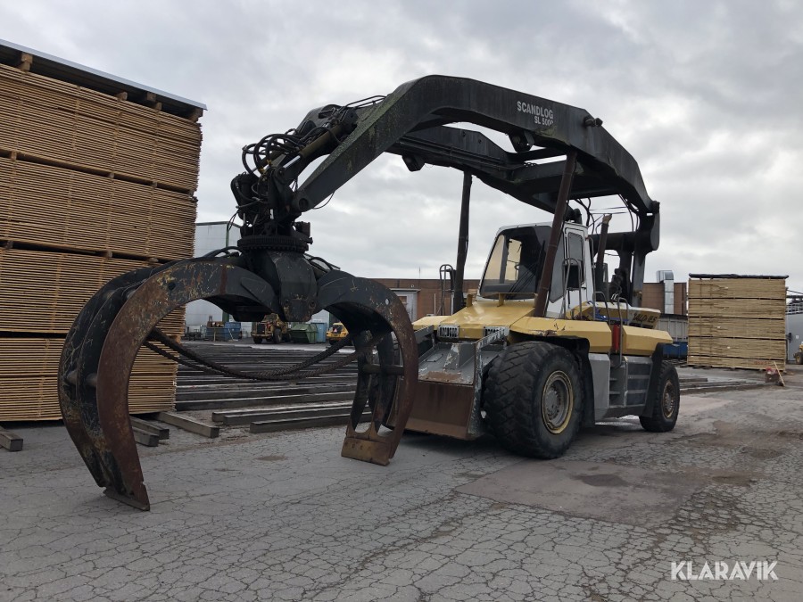 Höglyftande timmertruck Scandlog SL5000