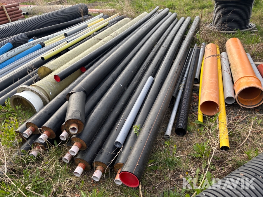 Kulvertrör / fjärrvärmerör isolerade 13st