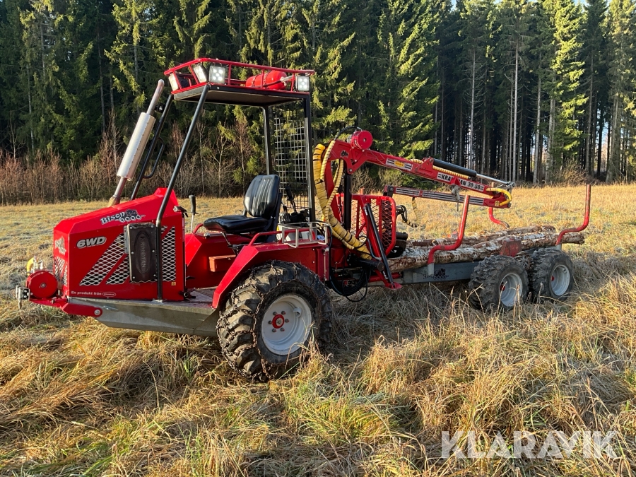 Skotare Bison 6000 6WD med dolly