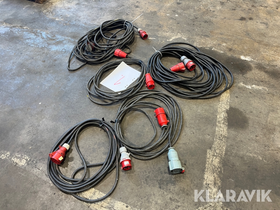 Parti med kablar 5 st  