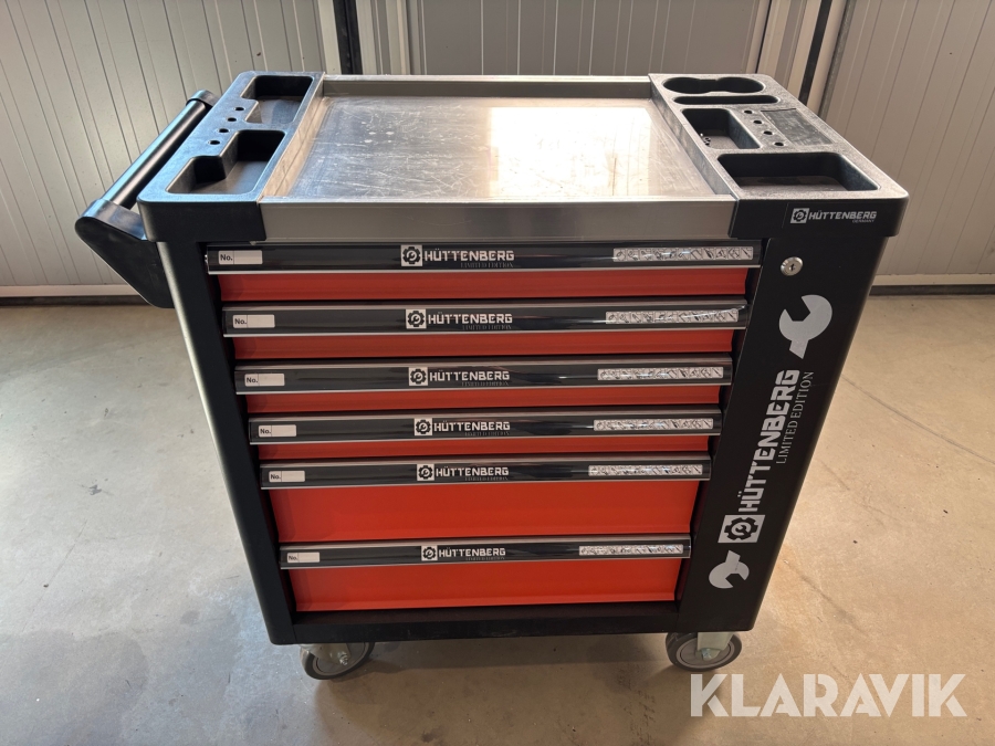 Verktygsvagn Hüttenberg med verktyg