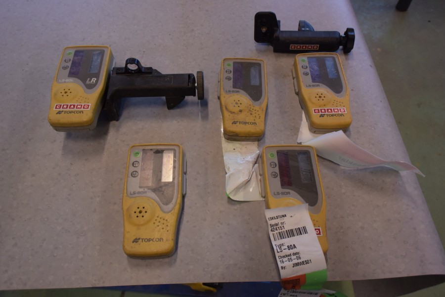 Lasermottagare 5 styck