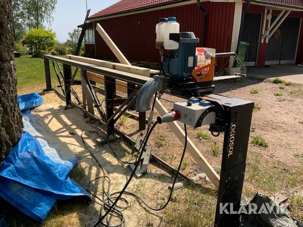 Sågverk Logosol E8 med M8 sågverksunderdel