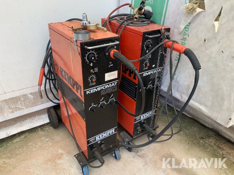 Svetsar 2st Kemppi Kempomat 250