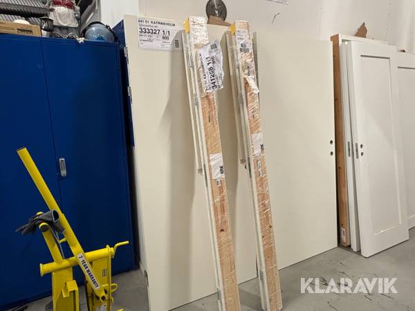 Innedörr med karm 2 st 10x21 Swedoor Typ S2