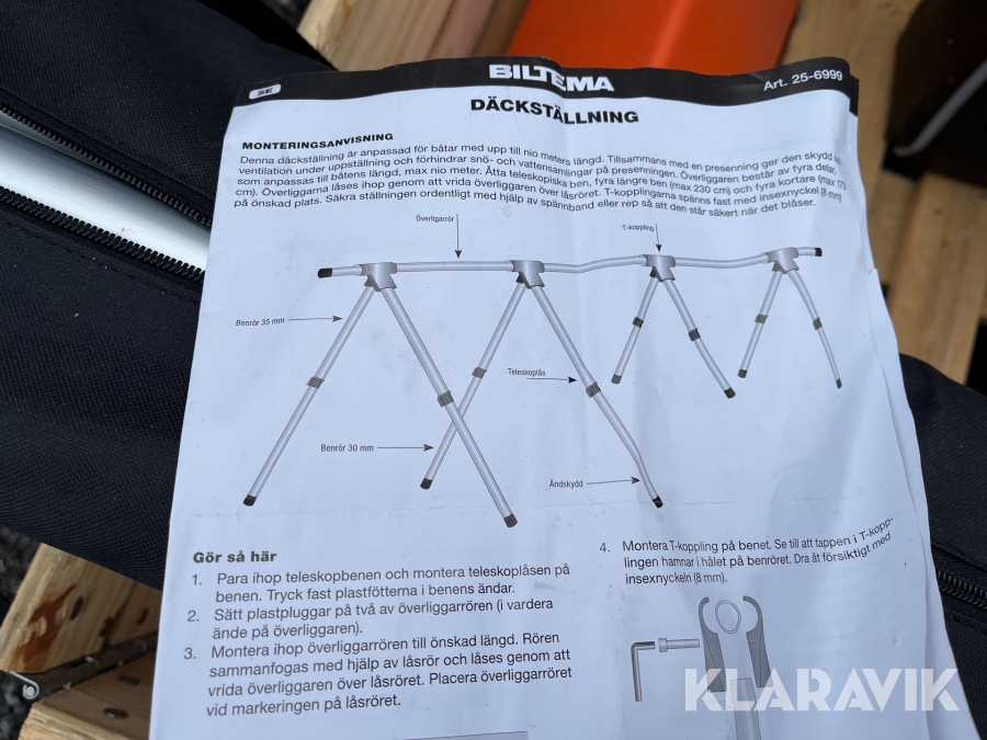 Däckställning täckställning