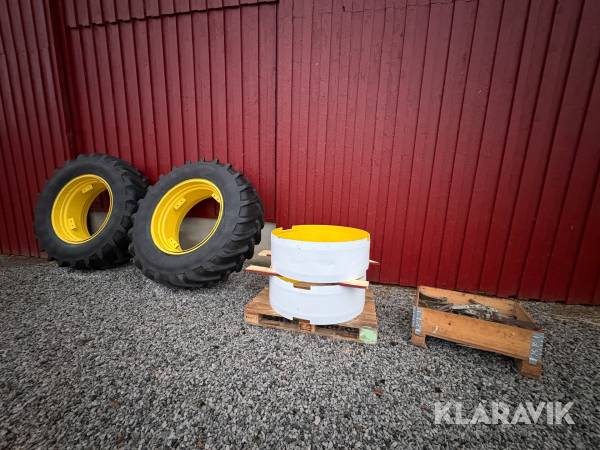 Dubbelmontage  600/65R38 Michelin M108 2st