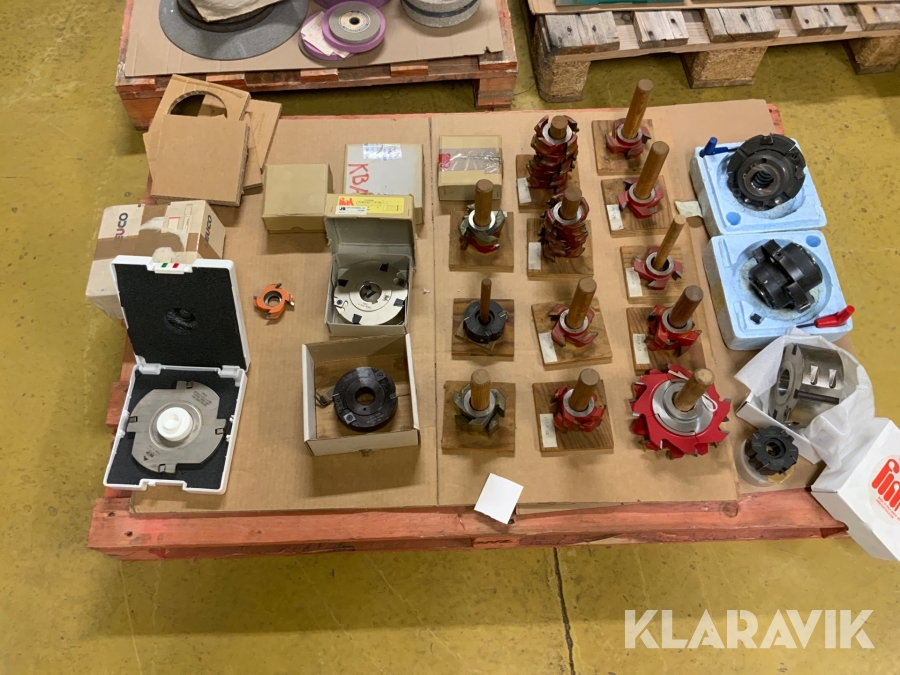 Skärutrustning / kuttrar blandade storlekar