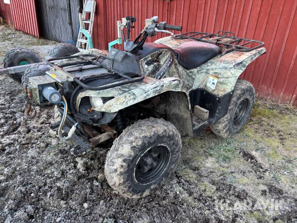 Fyrhjuling Yamaha Grizzly 700 EPS med plogblad