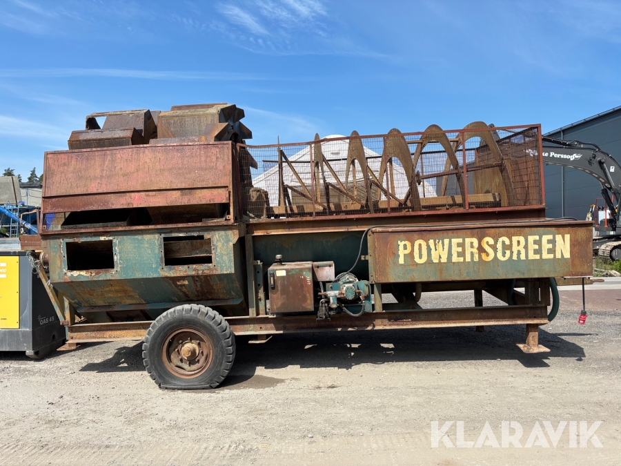 Hjultvätt Powerscreen