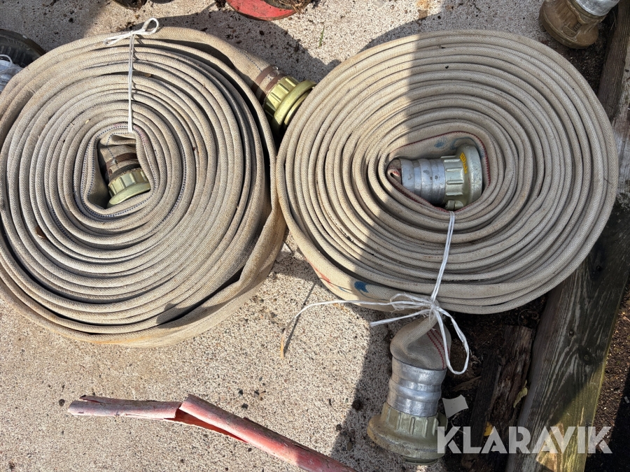 Brandslangar och förgreningskopplingar 11 rullar
