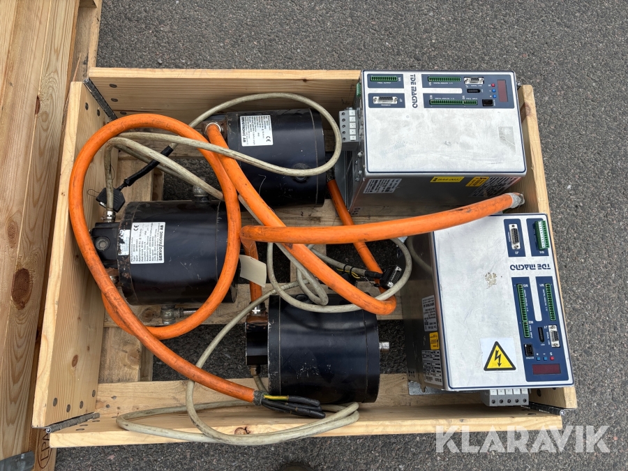 Pall med servomotorer och controllers Servotronic