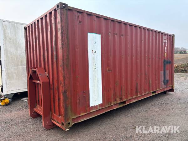 Container på lastväxlarram