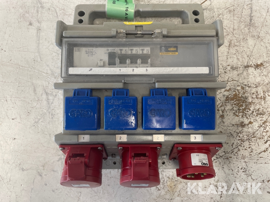 Undercentral 16A väska Garo UGBL416-6/00/00