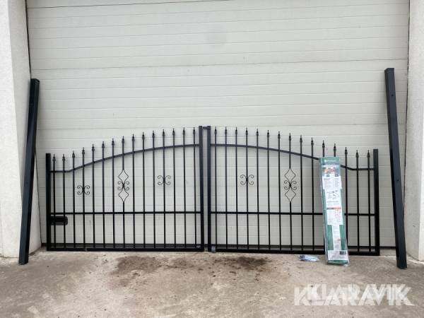 Motorstyrd Smidesgrind 4 m Ny