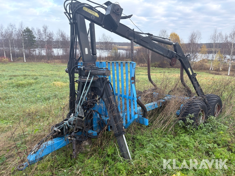 Skogsvagn med grip & midjestyrning Vreten HVV 8,0 RD 43-30