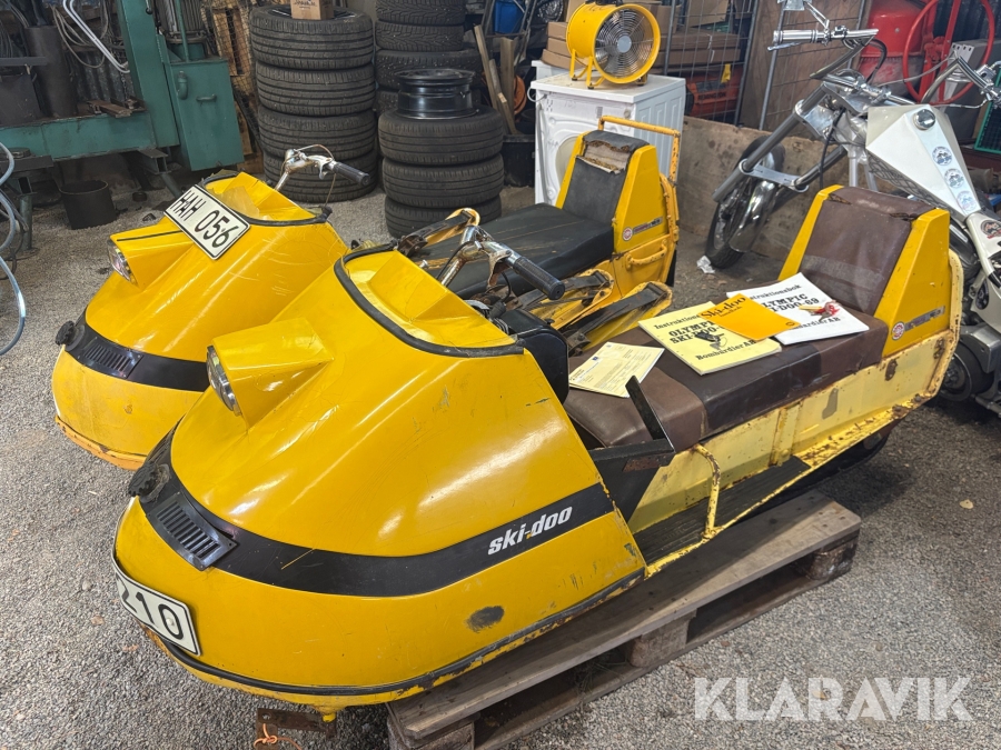 Snöskotrar 2 st Ski-Doo Olympic 12/3