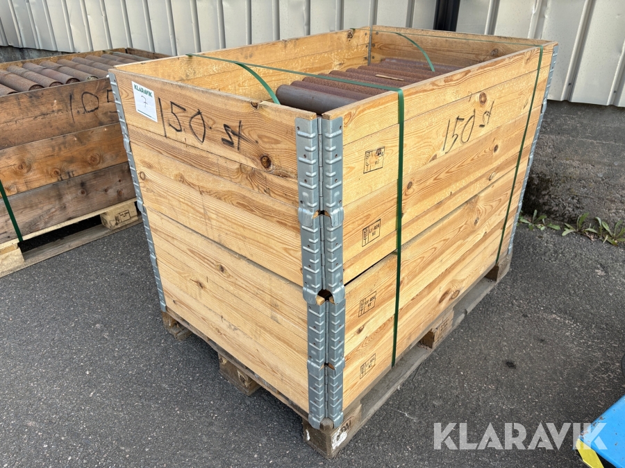 Rullar till transportbana 1st pall