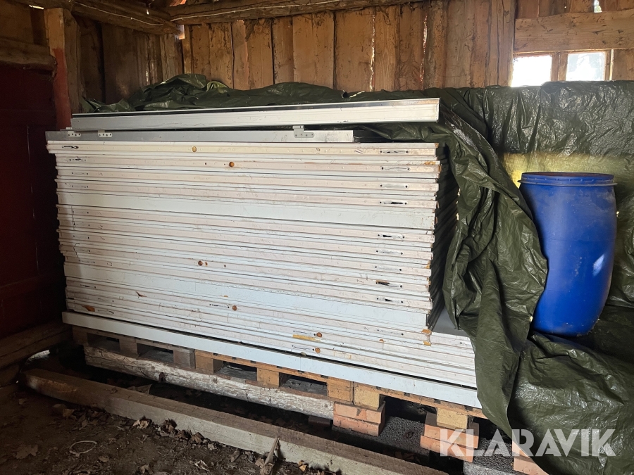 Kylväggar med dörr & tak 12m2