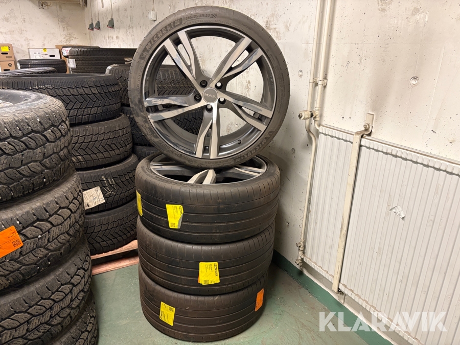 Däck med fälg Michelin Pilot sport 4S 4st