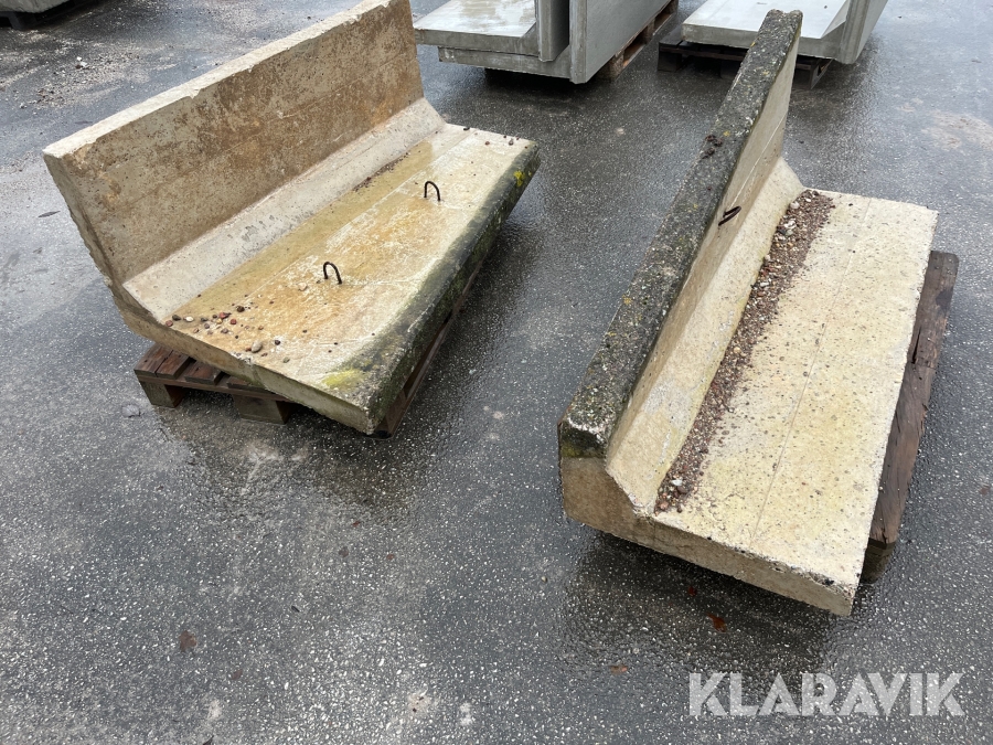 L-stöd lutande 0,3-1m, Gotland, Klaravik auktioner