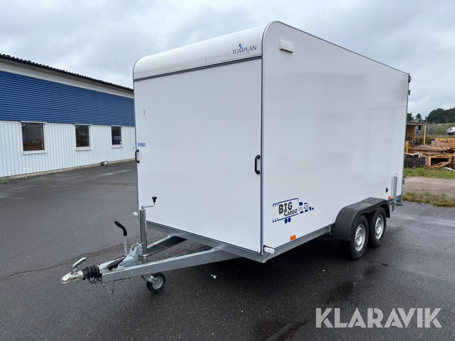 Skåpsläp / Flyttsläp Tomplan TFS 420 - Isolerat / Med sidodörr