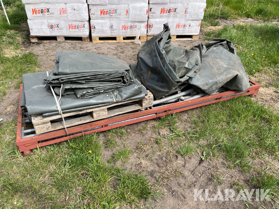 Vindskydd till hästar 6x6 m Kellfri