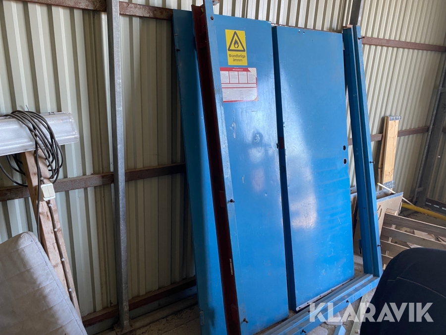 Ståldörr Dubbeldörr Ca 1,55x2,2m