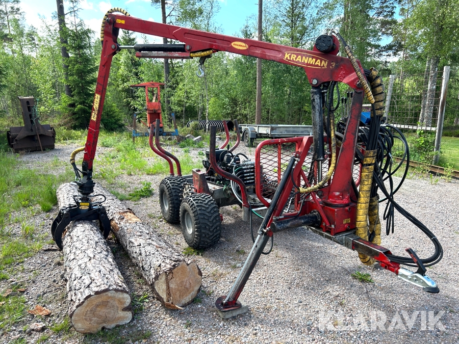 ATV Timmervagn Kranman Rexon 330 T1800