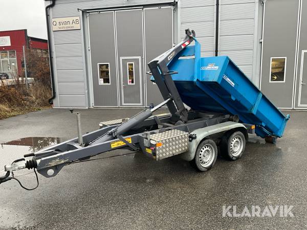 Personbilssläp Lastväxlare Vezeko fjärrstyrt 3500kg