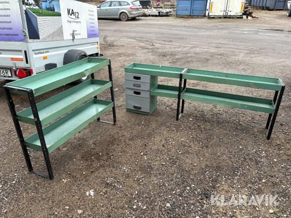 Verkstadsinredning till bil